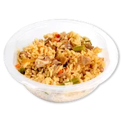 Wok de Arroz Estilo Japonés con Cerdo