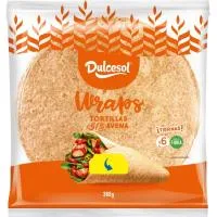 Wraps de Avena Dulcesol, 6 Uds, Paquete 360 G