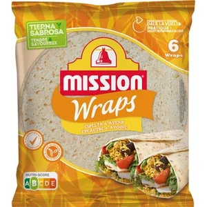 Wraps de Espelta y Avena 6 Unidades Mission