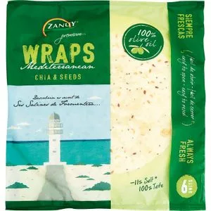 Wraps Semillas Paqueta 6 Unidades 240 Gr