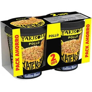 Yakisoba Gourmet Oriental Pollo Pack 2 Yatekomo