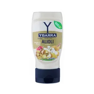 Ybarra Salsa Alioli Original sin Gluten, sin Conservantes ni Colorantes 300 Ml. 250 ML