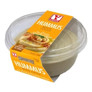 Ygriega Hummus Receta Clásica con Alto Contenido en Fibra Ygriega 420 G. 500 G