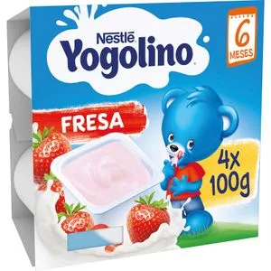 Yogolino de Fresa Pack de 4 4 X 100 Gr