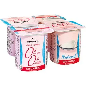 Yogur 00% Natural Edulcorado 4 Unidades 4 X 125 Gr