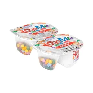 Yogur Azucarado Yogomix Discos Hacendado con Disquitos Chocolateados 0.3 KG