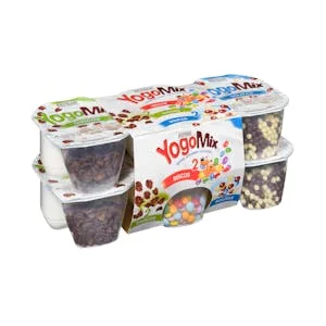 Yogur Azucarado Yogomix Hacendado Variado de Copos Maíz, Bolitas y Disquitos Chocolateados 0.9 KG