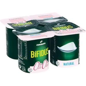 Yogur Bífidus 00% Natural Pack 4 Unidades 4 X 125 Gr