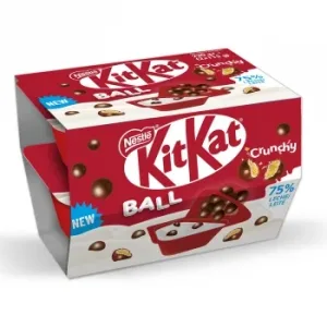 Yogur con Bolitas Cubiertas de Chocolate Mix-in Nestlé Kit Kat Pack de 2 Unidades de 115 G.