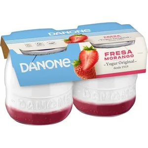 Yogur con Fresa sin Gluten Pack 2 Danone Original