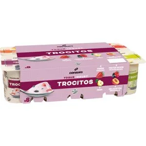 Yogur con Frutas Pack de 8 Unidades 8 X 125 Gr