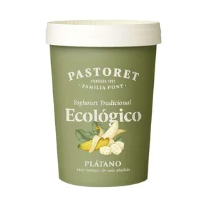 Pastoret Yogur Tradicional Ecológico con Plàtano 500 G.