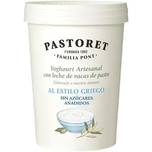 Yogur Griego Natural Artesano con Leche de Vacas de Pasto sin Azúcares Añadidos Pastoret