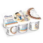 Yogur Griego Natural con Azúcar de Caña Dia Fidias Pack 6 X 125 G