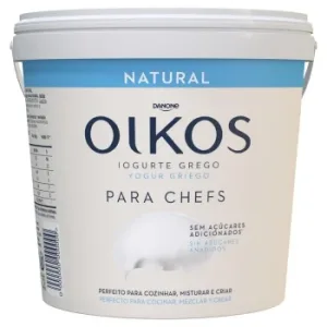 Yogur Griego Natural Danone Oikos sin Gluten y sin Azúcar Añadido 900 G.
