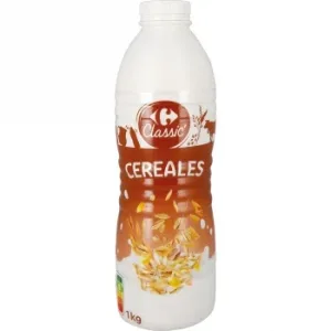 Yogur Líquido con Cereales Carrefour Classic 1 Kg.