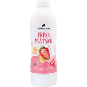 Yogur Líquido con Fresa-plátano 1000 Gr