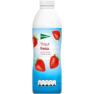 Yogur Líquido con Fresa sin Gluten el Corte Ingles
