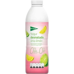 Yogur Líquido con Lima Limón Desnatado 0% M.g. 0% Azúcares Añadidos el Corte Ingles