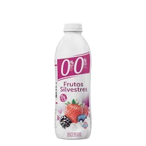 Yogur Líquido Frutos Silvestres Hacendado 0% MG 0% Azúcares Añadidos 1 KG