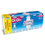 Yogur Líquido Natural Desnatado Actimel Pack 12 X 100 G