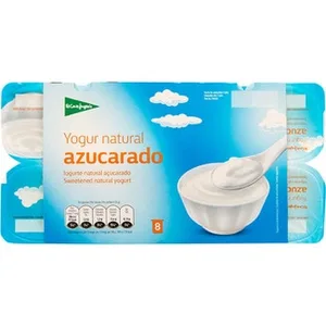 Yogur Natural Azucarado Pack 4  Danone 120 G