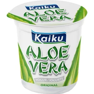Yogur Natural Cremoso con Trocitos de Aloe Vera Kaiku