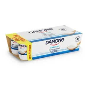 Yogur Natural Danone Pack de 8 Unidades de 120 G.