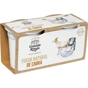 Yogur Natural de Cabra Pack de 2 Unidades 2 X 125 Gr
