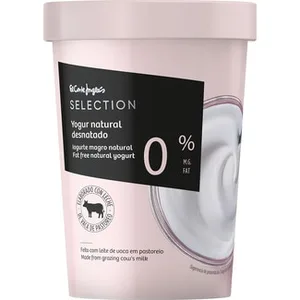 Yogur Natural Desnatado 0% M.g. Elaborado con Leche de Vaca de Pastoreo el Corte Ingles Selection
