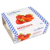Yogur Sabor Fresa la Fageda Paq. 4 U. de 125 Gr