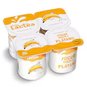 Yogur Sabor Plátano Dia Láctea Pack 4 X 125 G