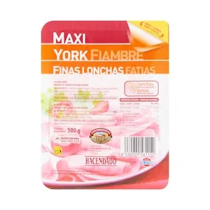 Maxi York Hacendado Finas Lonchas 0.5 KG