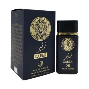 Zaeer Noir Eau de Parfum Arabe (agua de Perfume) para Hombre con Vaporizador en Spray 100 Ml.