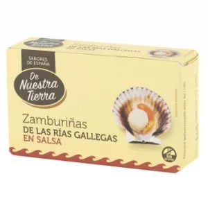 Zamburiñas de las Rías Gallegas en Salsa de Nuestra Tierra sin Gluten 65 G.
