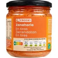 Zanahoria en Tiras Eroski, Frasco 180 G