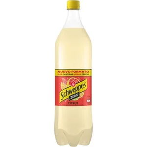 Zero Refresco Citrus con Gas 100% Aromas Naturales Schweppes