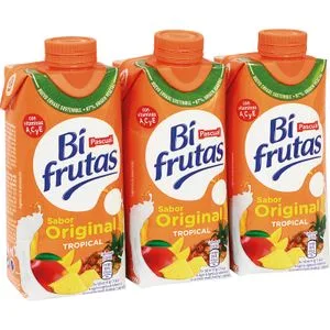 Zumo de Frutas y Leche Sabor Tropical P-3 3 X 330 Ml