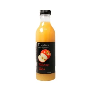 Excellent Zumo de Manzana 100% Exprimido Auchan Mmm! 750 Ml.