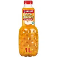 Zumo de Manzana 100% Premium Granini, Botella 1 Litro