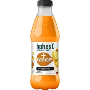 Zumo de Manzana, Limón, Espino Amarillo Enriquecido con 10 Vitaminas + Fibra Hohes C