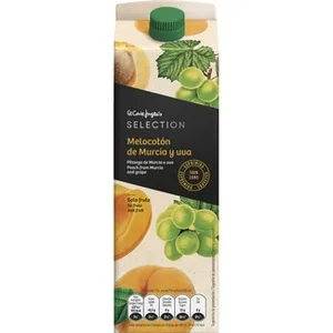 Zumo de Melocotón de Murcia y Uva 100% Zumo Exprimido  el Corte Ingles Selection 1 L
