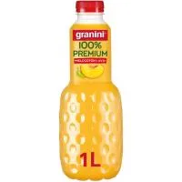 Zumo de Melocotón y Uva 100% Premium Granini, Botella 1 Litro