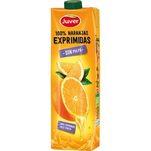 Zumo de Naranja 100% Exprimido sin Pulpa Juver