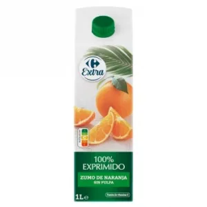 Zumo de Naranja Carrefour Brik 1 L.