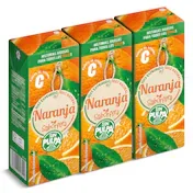 Zumo de Naranja sin Pulpa Dia Saborfera Pack 3 X 200 Ml