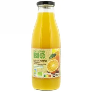 Zumo de Naranja sin Pulpa Ecológico Carrefour Bio 75 Cl.