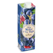Zumo de Uva Merlot y Uva Roja Dia Saborfera 1 L