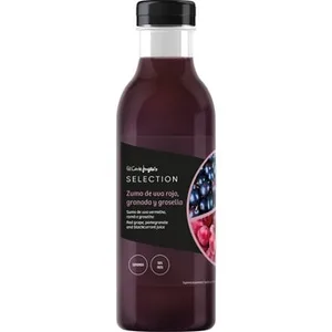 Zumo de Uva Roja, Granada y Grosella Exprimido  el Corte Ingles Selection 750 ML