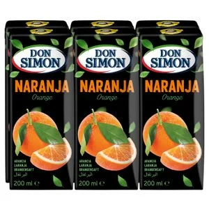 Zumo Naranja Concentrado Pack de 6 6 X 0,2 L
